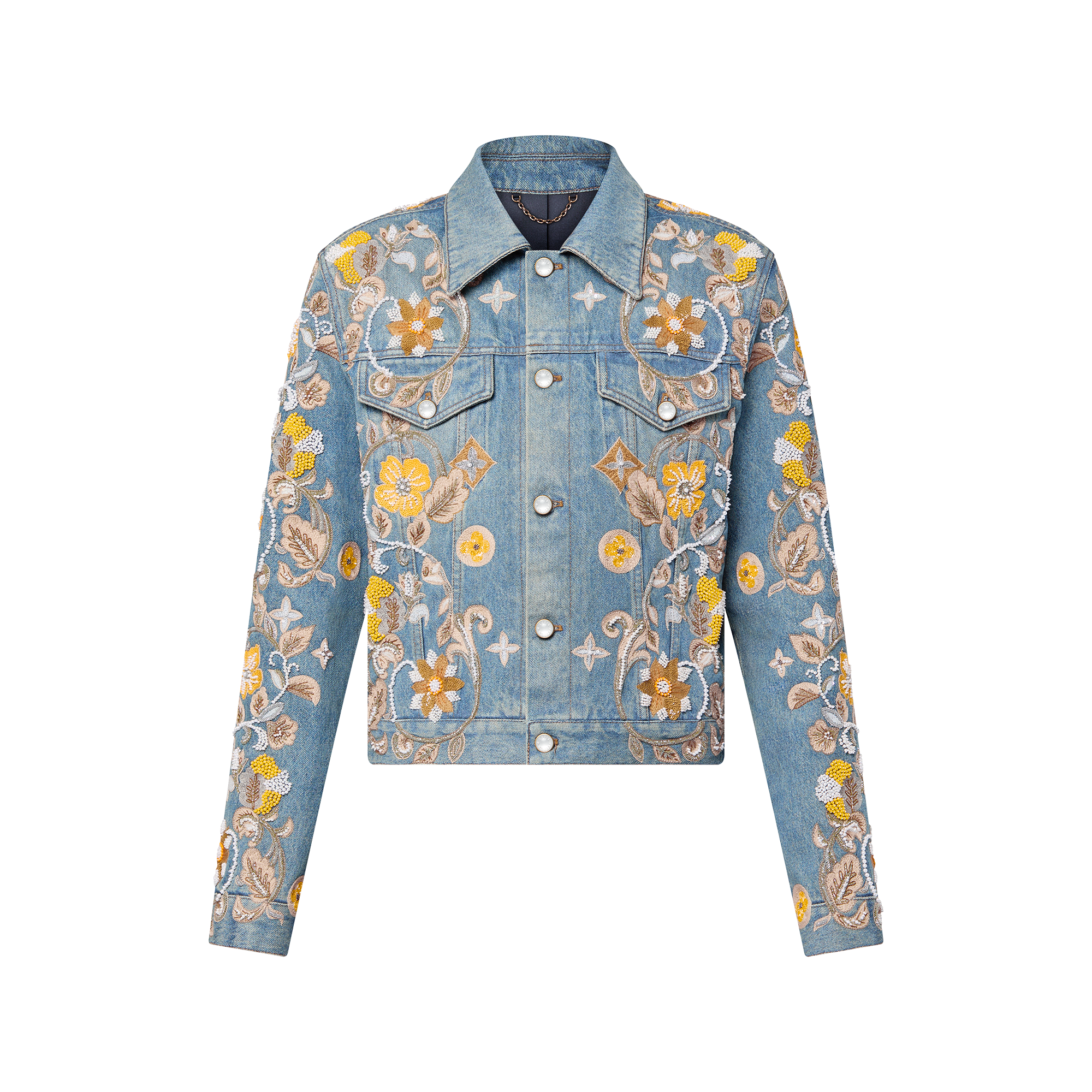 Made To Order Embroidered Denim Jacket - Luxury High-End Ready-to